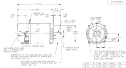 C1083A Marathon 3/4 Hp 2-Compartment Jet Pump Motor 3600 RPM 115/230V ODP 56C Frame (no Base) -MotorHub Shop 1083 line 95353.1604690737