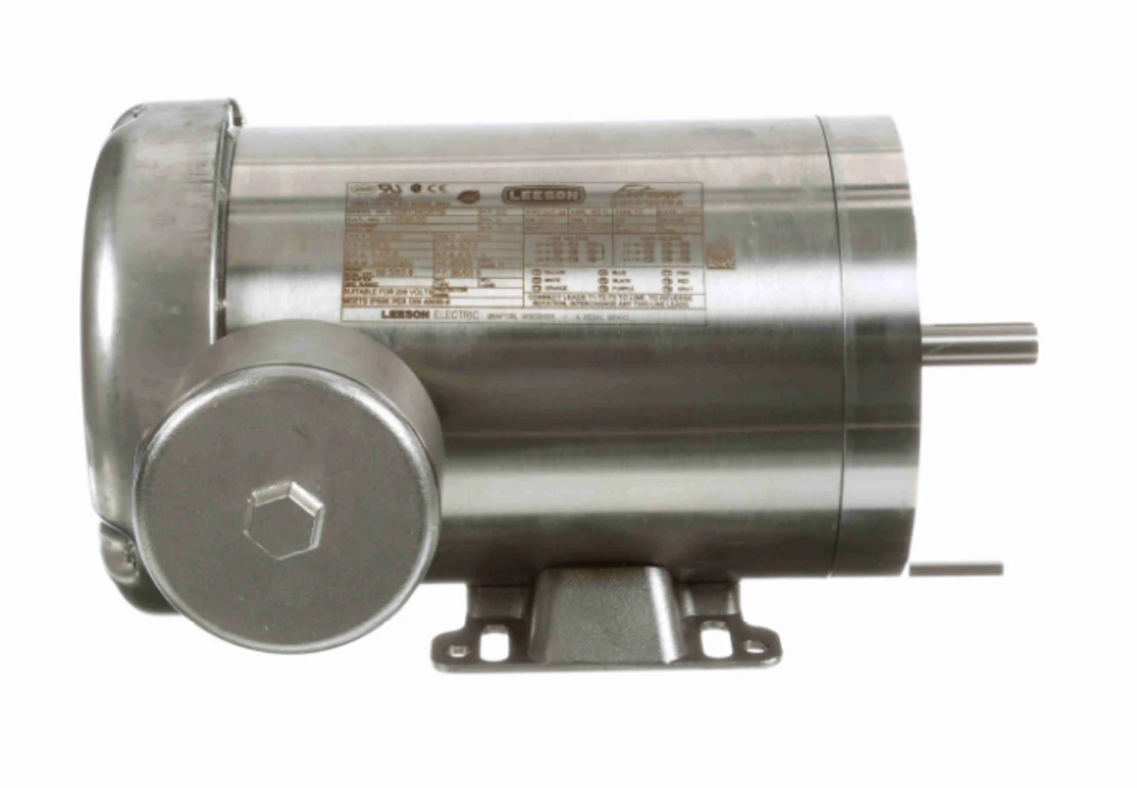 119526.00 Leeson Extreme Duck 3 Hp 3600 RPM 230/460V 3-Phase 56C Frame TEFC (base) Motor 4 119526.00 Leeson Extreme Duck 3 Hp 3600 RPM 230/460V 3-Phase 56C Frame TEFC (base) Motor - Image 2