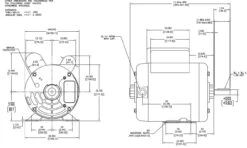 CP1152L Century 1 1/2 Hp (1 Speed) 115/230V 3600 RPM ODP 56 Frame Cap Start/Run Pressure Washer Motor -MotorHub Shop 1152 line 46857.1635277075