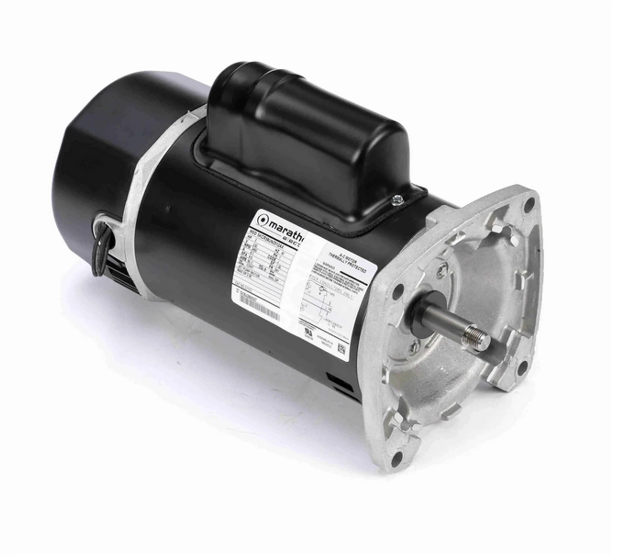 C1173 Marathon 1 1/2 Hp 2-Comp. Square-Flange Jet Pump Motor 3600 RPM 230V ODP 56Y Frame (no Base) 3 C1173 Marathon 1 1/2 Hp 2-Comp. Square-Flange Jet Pump Motor 3600 RPM 230V ODP 56Y Frame (no Base)