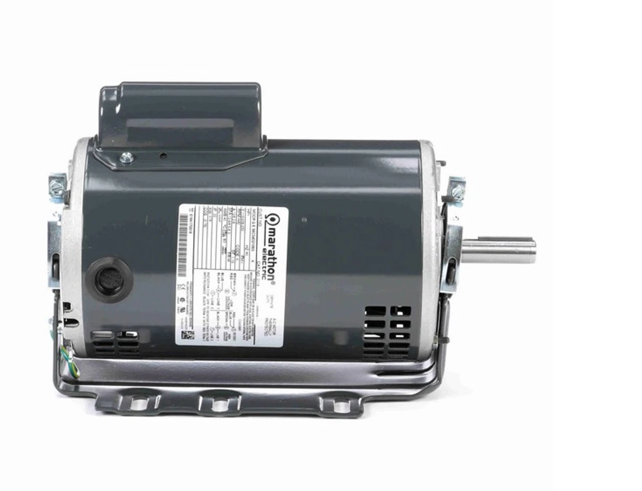 D118 Marathon 1 Hp (1 Speed) 115/208-230V 3600 RPM ODP 56 Frame Cap Start Resilient Base Motor 5 D118 Marathon 1 Hp (1 Speed) 115/208-230V 3600 RPM ODP 56 Frame Cap Start Resilient Base Motor - Image 3
