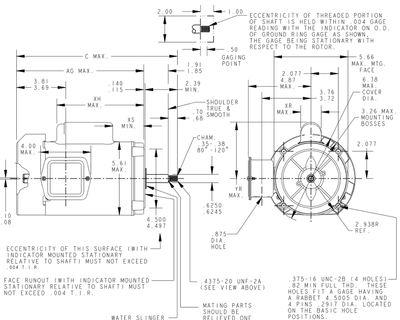 1/3 Hp Basic Jet Pump Motor 3600 RPM 115/230V TEFC 56J Frame (no Base) 6 1/3 Hp Basic Jet Pump Motor 3600 RPM 115/230V TEFC 56J Frame (no Base) - Image 4