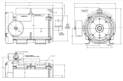 141409.00 Leeson Extreme Duck 7 1/2 Hp 3600 RPM 230/460V 3-Phase 215TC Frame TEFC (base) Motor 7 141409.00 Leeson Extreme Duck 7 1/2 Hp 3600 RPM 230/460V 3-Phase 215TC Frame TEFC (base) Motor -MotorHub Shop 1409 line 57948.1690400085