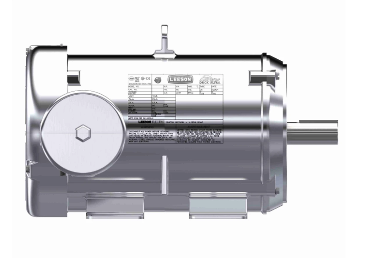 141411.00 Leeson Extreme Duck 10 Hp 3600 RPM 230/460V 3-Phase 215TC Frame TEFC (base) Motor 4 141411.00 Leeson Extreme Duck 10 Hp 3600 RPM 230/460V 3-Phase 215TC Frame TEFC (base) Motor - Image 2
