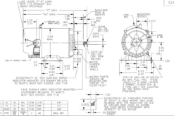 C1462 Marathon 1/2 Hp 2-Compartment Jet Pump Motor 3600 RPM 115/230V ODP 56J Frame (rigid Base) -MotorHub Shop 1462 line 66650.1605023656