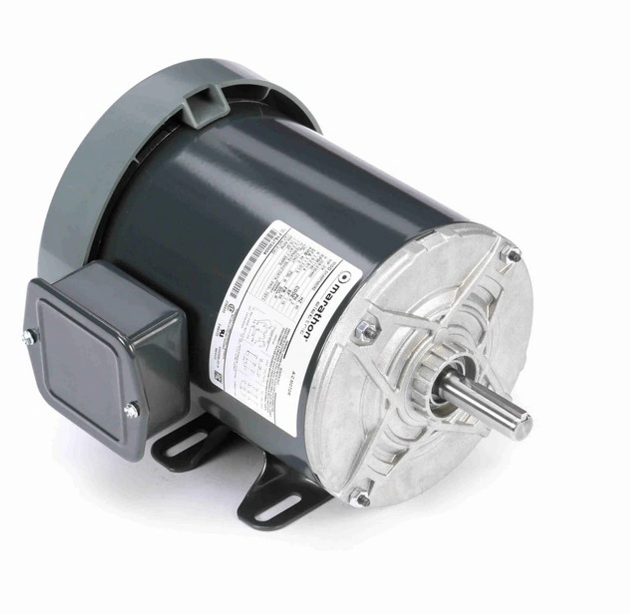 K162 Marathon 3/4 Hp 208-230/460V 1200 RPM 3-Phase 56 Frame TEFC (rigid Base) Motor 3 K162 Marathon 3/4 Hp 208-230/460V 1200 RPM 3-Phase 56 Frame TEFC (rigid Base) Motor