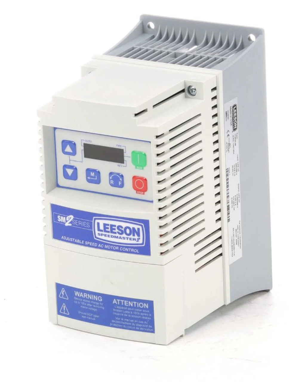 174634.00 Leeson SM2 AC Adjustable Speed VFD Drive 5HP 480-590V 3 174634.00 Leeson SM2 AC Adjustable Speed VFD Drive 5HP 480-590V