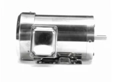 191417.00 Leeson 1 Hp 1200 RPM 208-230/460V 56HC Frame (Rigid Base) TEFC 3-Phase All-Stainless Wash-Down Motor 7 191417.00 Leeson 1 Hp 1200 RPM 208-230/460V 56HC Frame (Rigid Base) TEFC 3-Phase All-Stainless Wash-Down Motor -MotorHub Shop 17 side 65862.1644253185