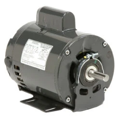 6317 Nidec 1 Hp 1800 RPM 100-120/200-240V 5.6" Dia. (Base) 1-Speed ODP Belt Drive Motor