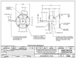 1989P Nidec | 1/20 Hp 1625 RPM 1-Speed 230V; 5.0" Condenser Motor -MotorHub Shop 1989Pdimaaa 19957.1568739669