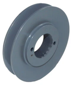 1-3V530-SH Pulley | 5.30" OD Single Groove Pulley / Sheave For 3V Style V-Belt (bushing Not Included)