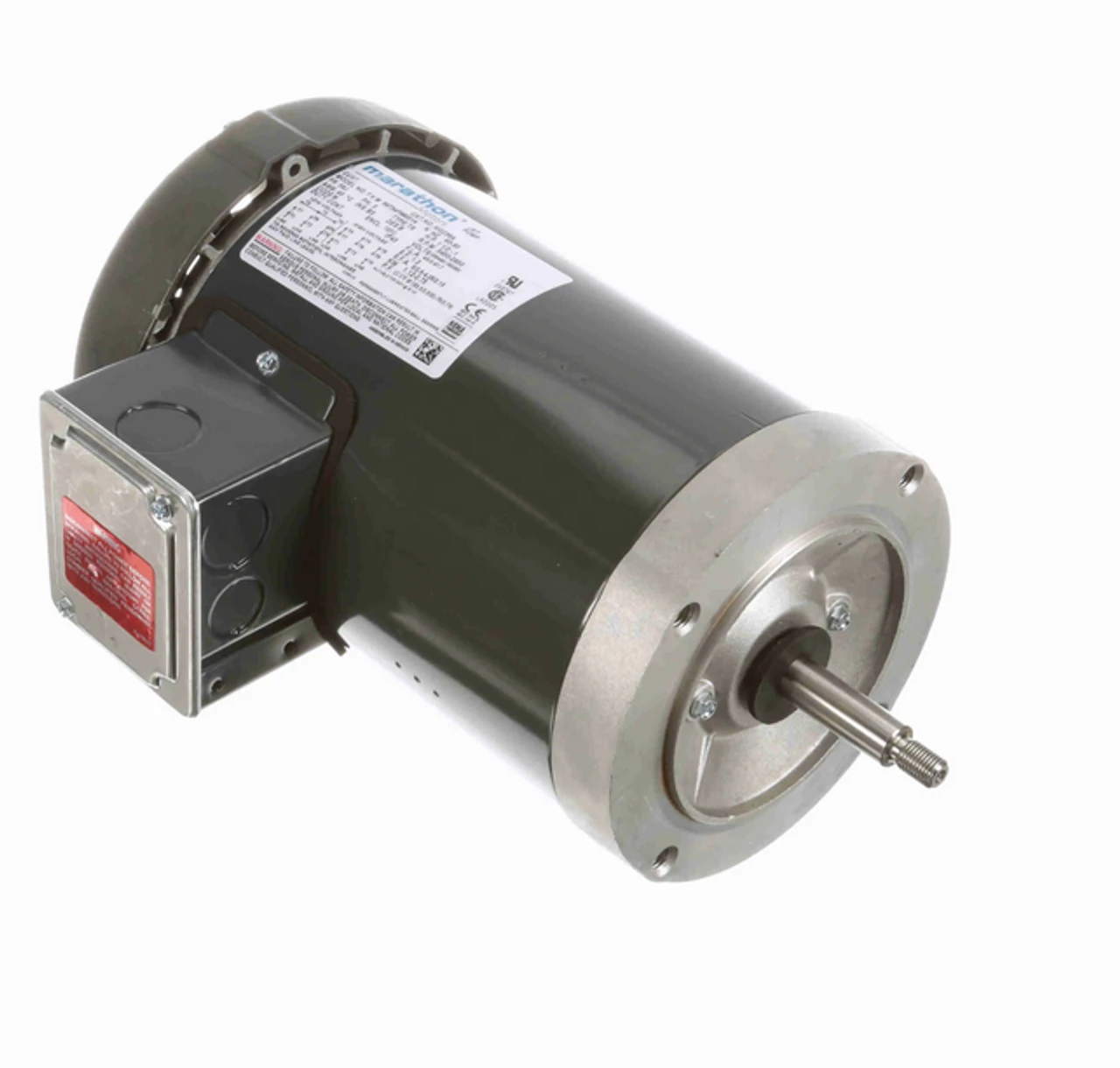 KG236A Marathon 1 1/2 Hp 3-Phase Jet Pump Motor 3600 RPM 230/460V TEFC 56J Frame (no Base) 3 KG236A Marathon 1 1/2 Hp 3-Phase Jet Pump Motor 3600 RPM 230/460V TEFC 56J Frame (no Base)