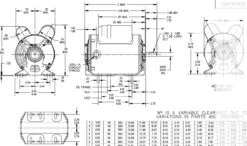 CG239 Marathon 1 1/2 Hp (1 Speed) 115/208-230V 1800 RPM ODP 56H Frame Cap Start/Run Resilient Base Motor 9 CG239 Marathon 1 1/2 Hp (1 Speed) 115/208-230V 1800 RPM ODP 56H Frame Cap Start/Run Resilient Base Motor -MotorHub Shop 239 line 27110.1632769537