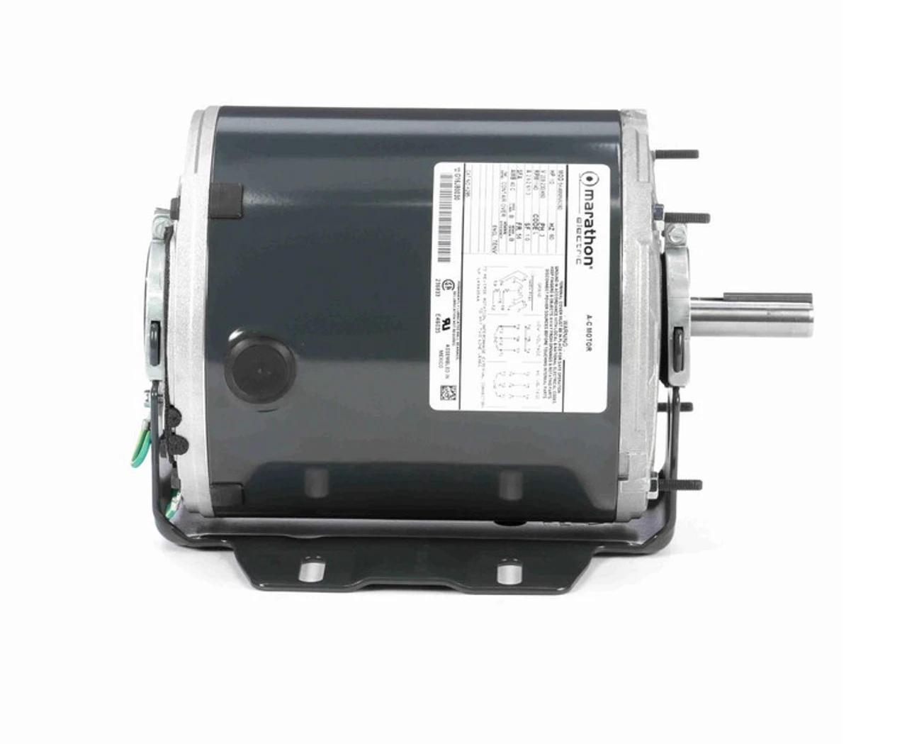 K285 Marathon 1/2 Hp (1 Speed) 208-230/460V 1200 RPM TENV 56 Frame 3 Phase Resilient Base Motor 5 K285 Marathon 1/2 Hp (1 Speed) 208-230/460V 1200 RPM TENV 56 Frame 3 Phase Resilient Base Motor - Image 3