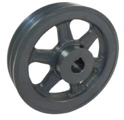 2AK54X1 Pulley | 5.25" X 1" Double Groove AK Fixed Bore Pulley