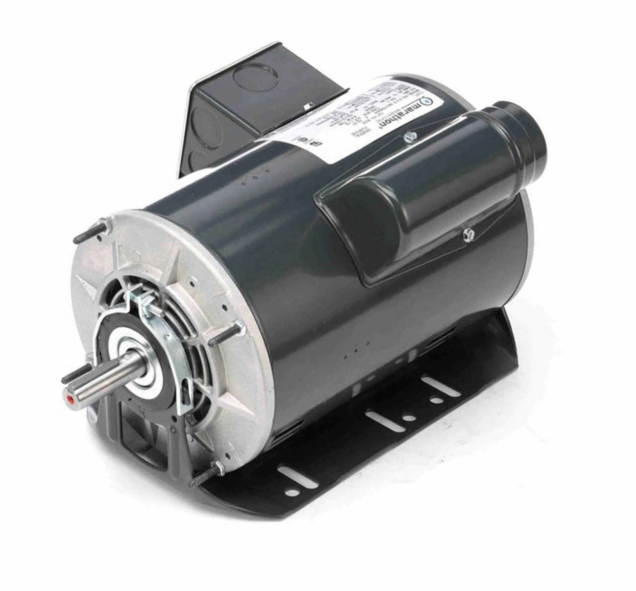 B336 Marathon 1 1/2 Hp (1 Speed) 115/208-230V 1800 RPM ODP 56H Frame Cap Start Resilient Base Motor 4 B336 Marathon 1 1/2 Hp (1 Speed) 115/208-230V 1800 RPM ODP 56H Frame Cap Start Resilient Base Motor - Image 2