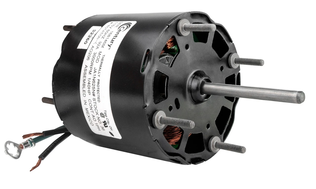 Model 36 Century 1/40 Hp 3000 RPM CW 3.3" Diameter 115V Century # 36 3 Model 36 Century 1/40 Hp 3000 RPM CW 3.3" Diameter 115V Century # 36