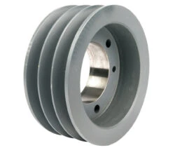 3B80-SK Pulley | 8.35" OD Three Groove "A/B" Pulley / Sheave (bushing Not Included)