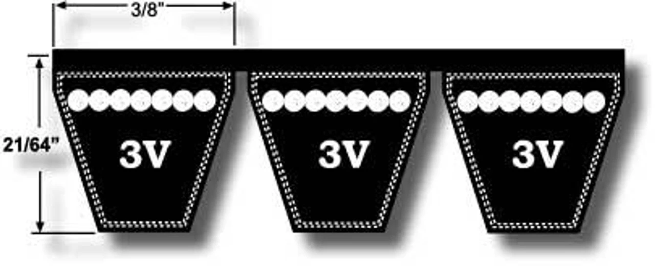 5-3V500-SDS Pulley | 5.00" OD Five Groove Pulley / Sheave For 3V Belt (bushing Not Included) 4 5-3V500-SDS Pulley | 5.00" OD Five Groove Pulley / Sheave For 3V Belt (bushing Not Included) - Image 2