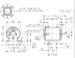 4322 Marathon 1/6 Hp (2 Speed) 115V 1800/1200 RPM ODP 48 Frame Resilient Base Blower Motor -MotorHub Shop 4322 line 79555.1628019362