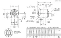 4338 Marathon 3/4 Hp (1 Speed) 115V 1800 RPM ODP 56 Frame Resilient Base Blower Motor -MotorHub Shop 4338 line 23099.1631118873