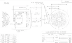 X446 Marathon 0.6 Hp 200-230/460V 1075 RPM OPAO 48Y Frame Canopy Condenser Fan Motor -MotorHub Shop 446 line 37596.1626278543