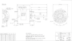 X450 Marathon 1/4 Hp 208-230V 825 RPM TEAO 48Y Frame Condenser Fan Motor -MotorHub Shop 450 line 49117.1625842253