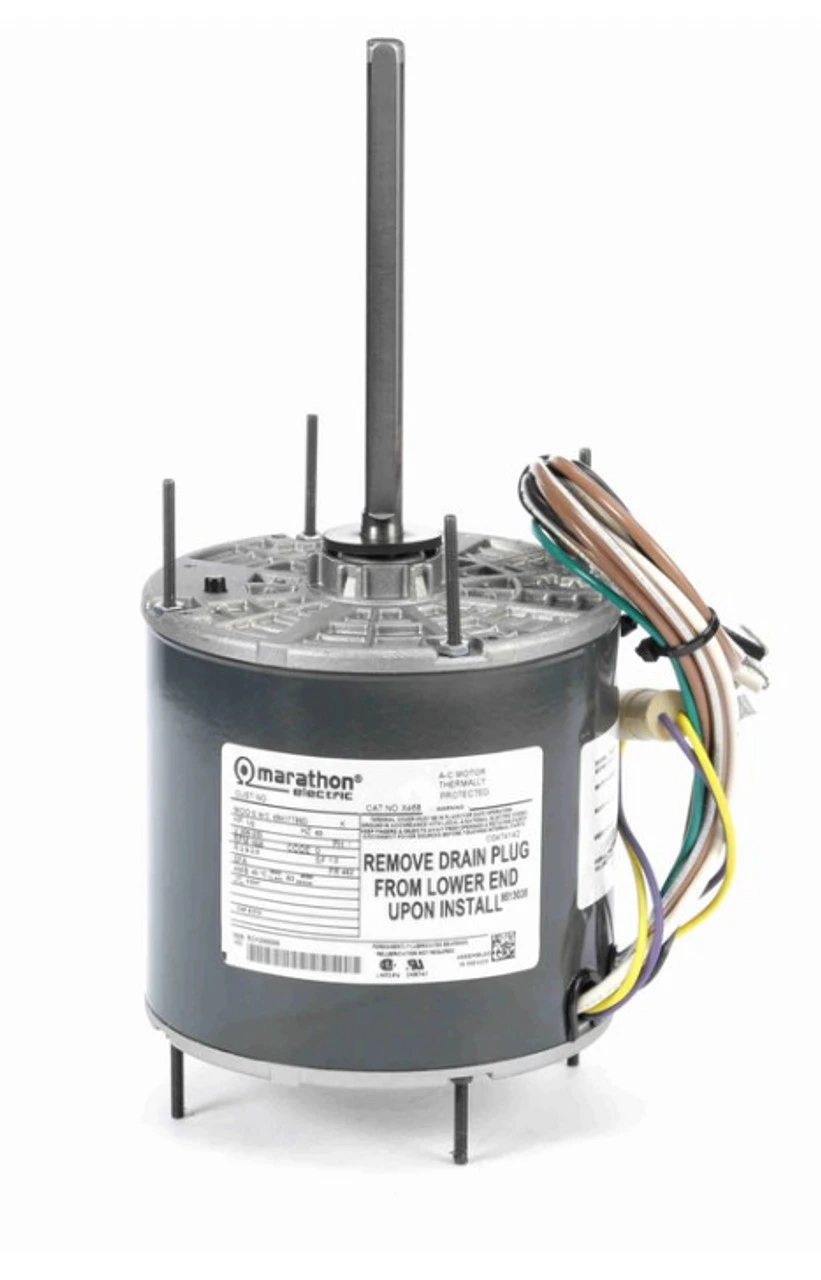 X468 Marathon 1/2 Hp 208-230V 1625 RPM TEAO 48Z Frame Condenser Fan Motor 3 X468 Marathon 1/2 Hp 208-230V 1625 RPM TEAO 48Z Frame Condenser Fan Motor