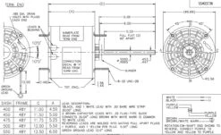 X468 Marathon 1/2 Hp 208-230V 1625 RPM TEAO 48Z Frame Condenser Fan Motor 7 X468 Marathon 1/2 Hp 208-230V 1625 RPM TEAO 48Z Frame Condenser Fan Motor -MotorHub Shop 468 line 47334.1625854423