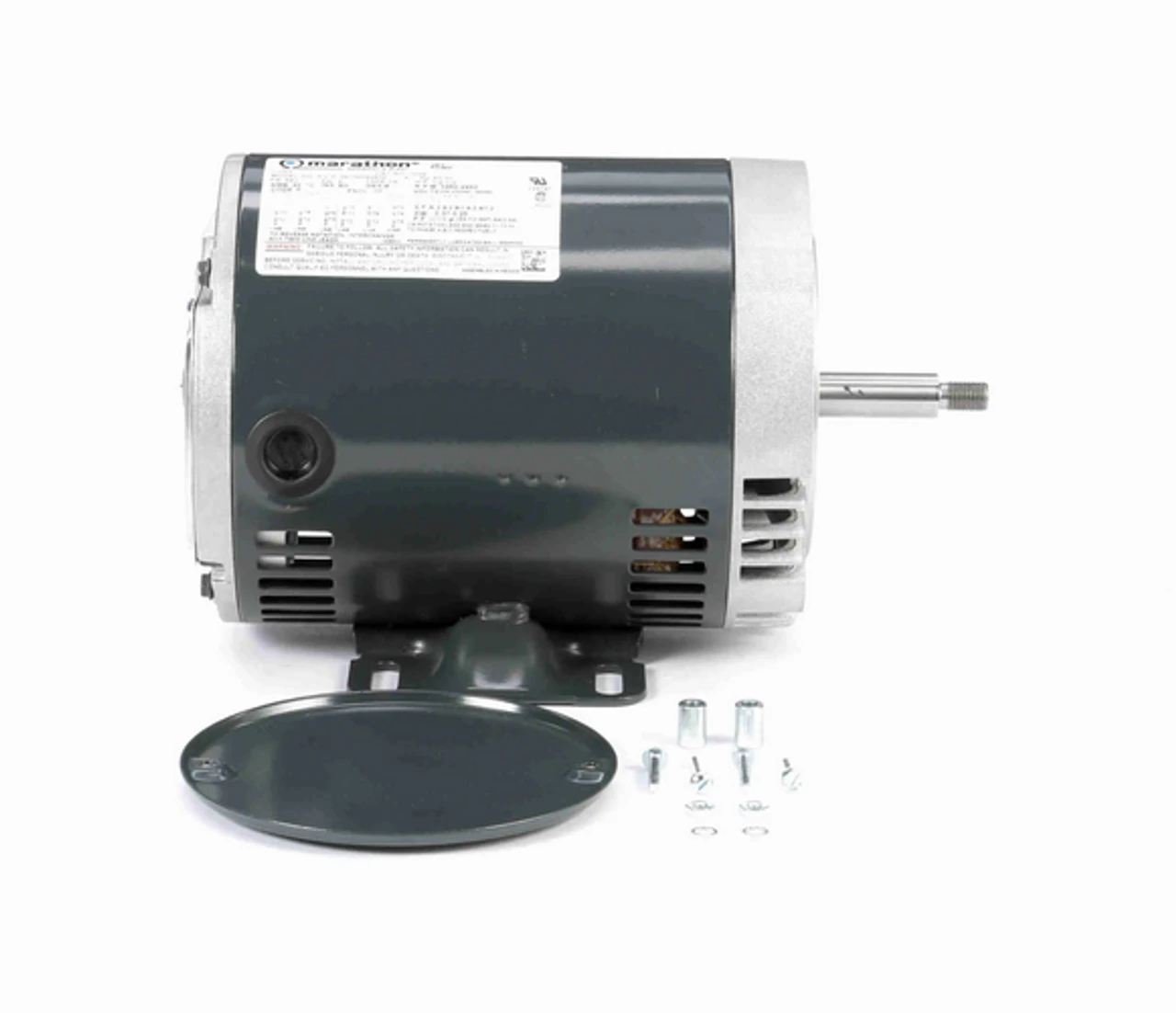 J048 Marathon 1/2 Hp 3-Phase Jet Pump Motor 3600 RPM 208-230/460V ODP 56J Frame (rigid Base) 5 J048 Marathon 1/2 Hp 3-Phase Jet Pump Motor 3600 RPM 208-230/460V ODP 56J Frame (rigid Base) - Image 3