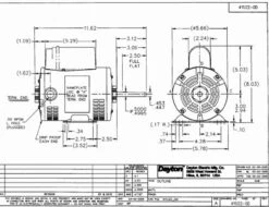 4YU22 Dayton 1/2 HP Direct Drive Blower Motor 860 RPM 115/230V 7 4YU22 Dayton 1/2 HP Direct Drive Blower Motor 860 RPM 115/230V -MotorHub Shop 4YU22dim 74526.1462905508