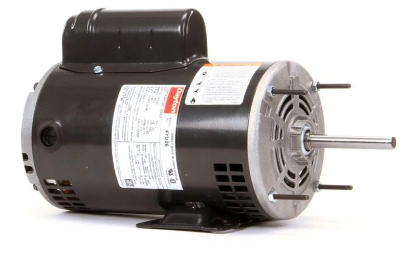 Model 4YU26 Dayton 1 HP Direct Drive Blower PSC Motor 1140 RPM 115/230V Dayton 4YU26 3 Model 4YU26 Dayton 1 HP Direct Drive Blower PSC Motor 1140 RPM 115/230V Dayton 4YU26