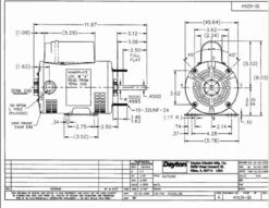 4YU29 Dayton 3/4 HP Direct Drive Blower Motor 1725 RPM 115/230V 8 4YU29 Dayton 3/4 HP Direct Drive Blower Motor 1725 RPM 115/230V -MotorHub Shop 4YU29DIM 60764.1462909302