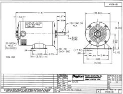 Model 4YU38 Century 1 Hp Belt Drive Blower 3 Phase Motor 1725 RPM 208-230/460V Dayton 4YU38 10 Model 4YU38 Century 1 Hp Belt Drive Blower 3 Phase Motor 1725 RPM 208-230/460V Dayton 4YU38 -MotorHub Shop 4YU38DIM 89850.1463228204