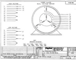 Model 4YU38 Century 1 Hp Belt Drive Blower 3 Phase Motor 1725 RPM 208-230/460V Dayton 4YU38 11 Model 4YU38 Century 1 Hp Belt Drive Blower 3 Phase Motor 1725 RPM 208-230/460V Dayton 4YU38 -MotorHub Shop 4YU38WIRE 35046.1463228210