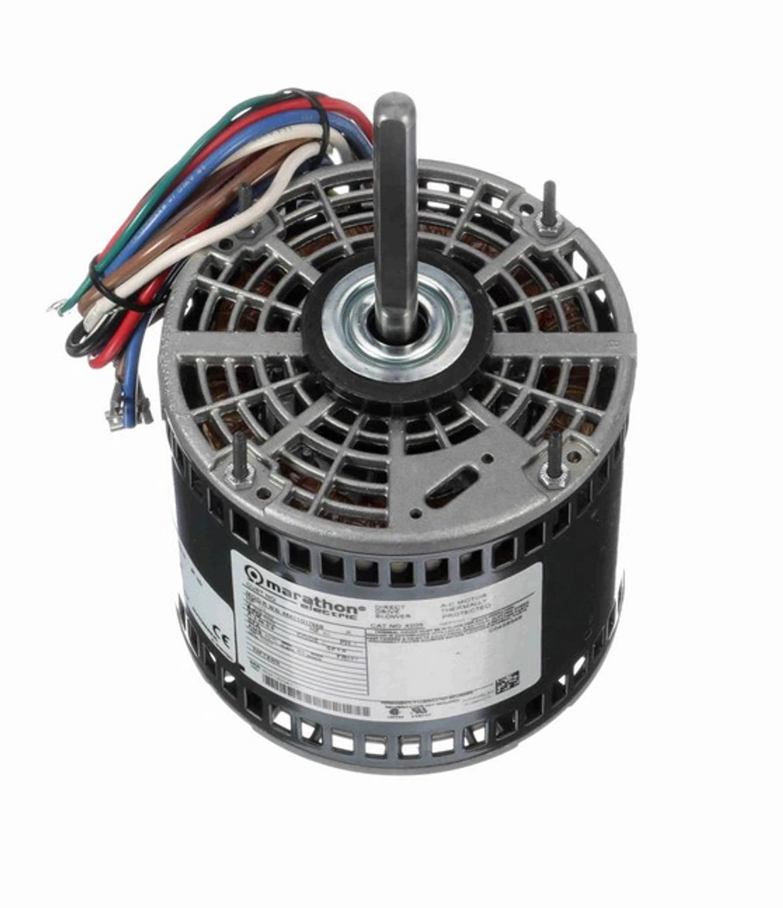 X005 Marathon 1/2 Hp 208-230V 1075 RPM (3 Speed) OPAO 48Y Frame Blower Motor 4 X005 Marathon 1/2 Hp 208-230V 1075 RPM (3 Speed) OPAO 48Y Frame Blower Motor - Image 2