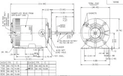X513 Marathon 1 Hp 3-phase 208-230/460V 1075 RPM OPAO 56HZ Frame Condenser Fan Motor 9 X513 Marathon 1 Hp 3-phase 208-230/460V 1075 RPM OPAO 56HZ Frame Condenser Fan Motor -MotorHub Shop 513 line 19004.1626374434