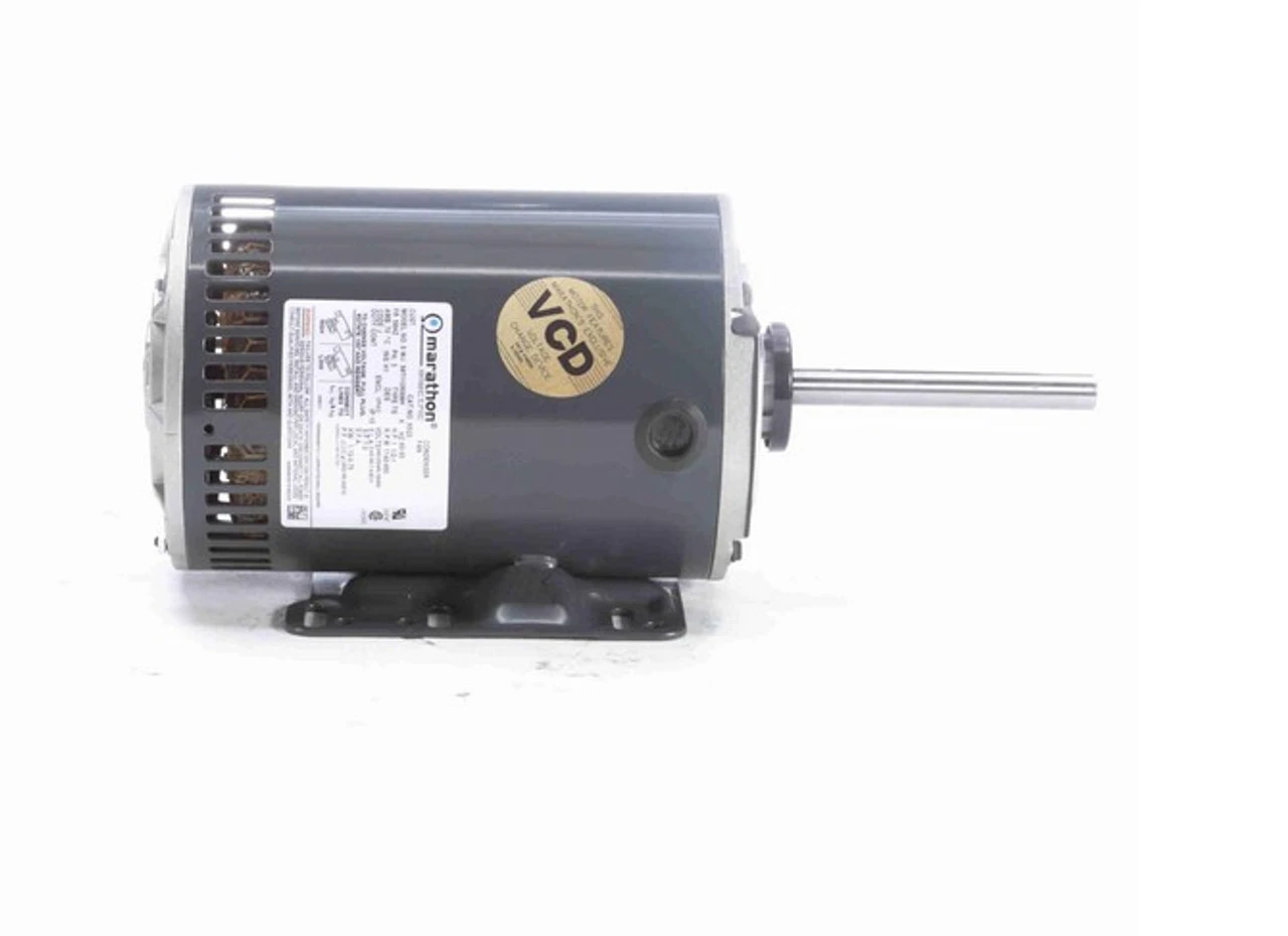 X523 Marathon 1 1/2 Hp 3-phase 208-230/460V 1140 RPM OPAO 56HZ Frame Condenser Fan Motor 5 X523 Marathon 1 1/2 Hp 3-phase 208-230/460V 1140 RPM OPAO 56HZ Frame Condenser Fan Motor - Image 3