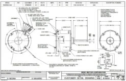 5454 Nidec | 1/5 Hp 1075 RPM 1-Speed 208-230V; 5.6" Blower Motor -MotorHub Shop 5454cc 60252.1568723176