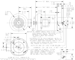 K550 Marathon 1/2 Hp 3-Phase Jet Pump Motor 1800 RPM 208-230/460V TEFC 56J Frame (rigid Base) 9 K550 Marathon 1/2 Hp 3-Phase Jet Pump Motor 1800 RPM 208-230/460V TEFC 56J Frame (rigid Base) -MotorHub Shop 550 line 26872.1605901278