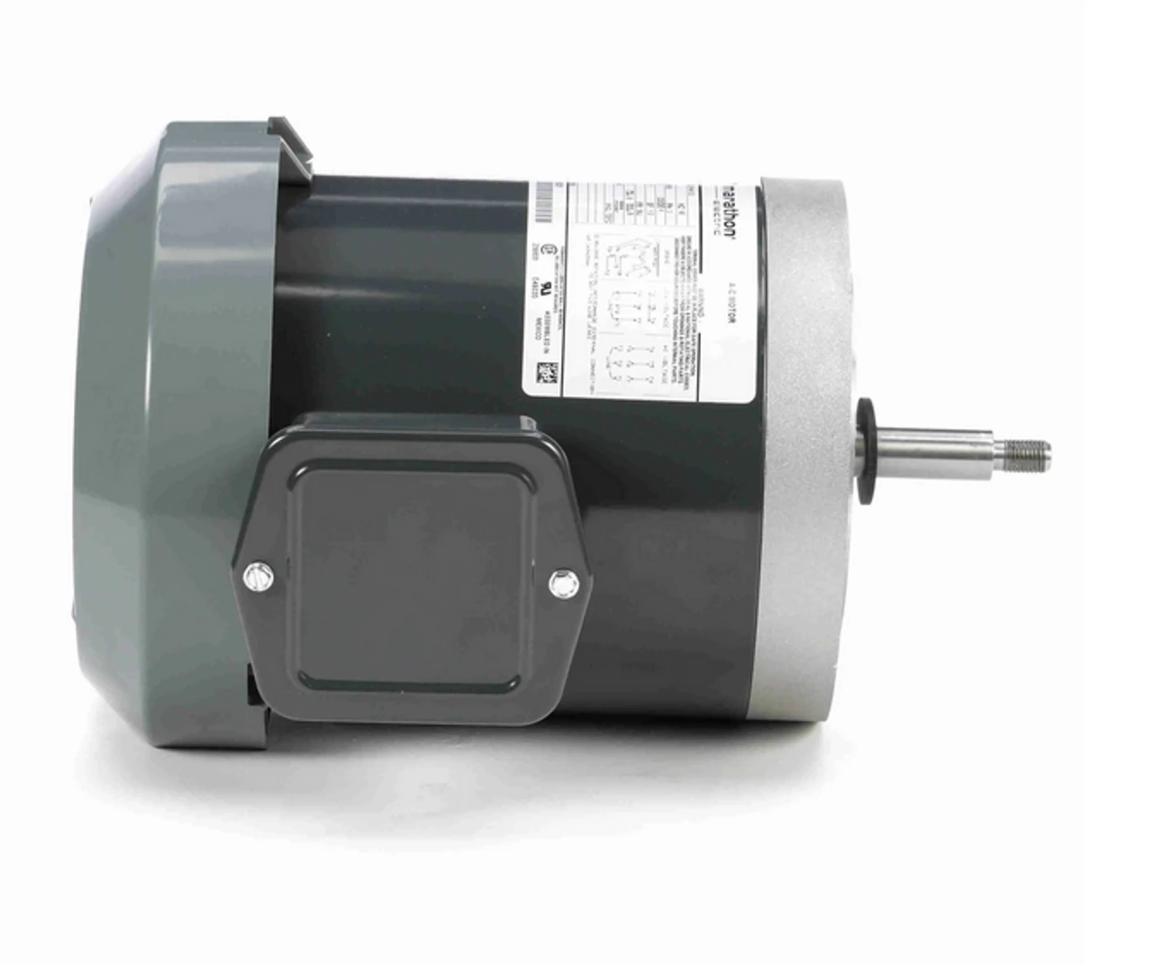 K550 Marathon 1/2 Hp 3-Phase Jet Pump Motor 1800 RPM 208-230/460V TEFC 56J Frame (rigid Base) 5 K550 Marathon 1/2 Hp 3-Phase Jet Pump Motor 1800 RPM 208-230/460V TEFC 56J Frame (rigid Base) - Image 3