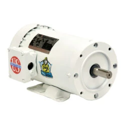 WD32C1JHC Nidec 1 1/2 Hp 3600 RPM 56HC White (Rigid Base) 115/208-230V TEFC 1-Phase Washdown Motor