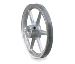 6.00" X 5/8" Single Groove Fixed Bore Die Cast Pulley