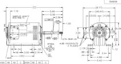 X602 Marathon 1/2 Hp (1 Speed) 115/208-230V 1800 RPM ODP 56Z Frame PSC Resilient Base Motor 9 X602 Marathon 1/2 Hp (1 Speed) 115/208-230V 1800 RPM ODP 56Z Frame PSC Resilient Base Motor -MotorHub Shop 602 line 74052.1634756214