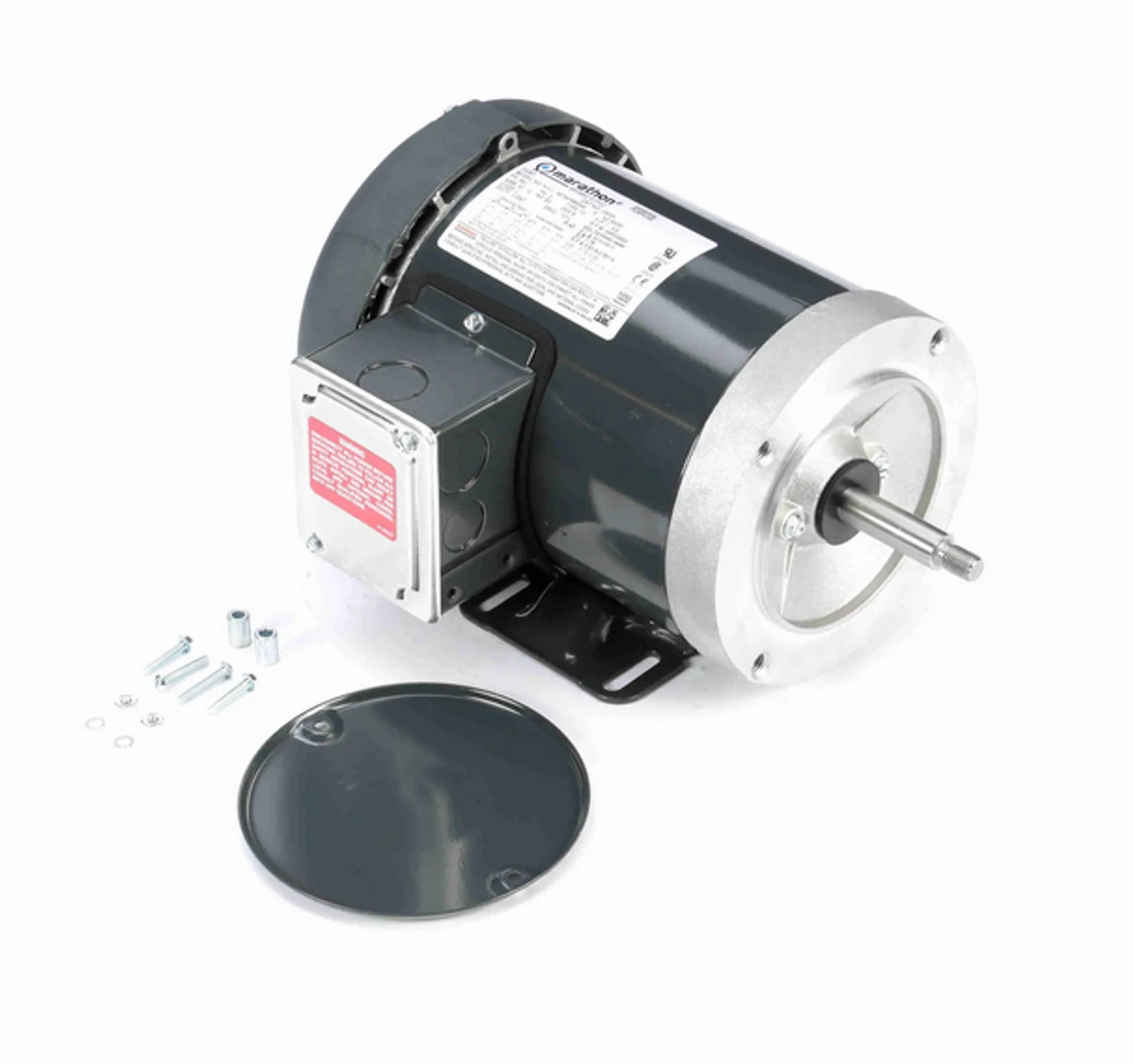J063A Marathon 1 Hp 3-Phase Jet Pump Motor 3600 RPM 230/460V TEFC 56J Frame (rigid Base) 3 J063A Marathon 1 Hp 3-Phase Jet Pump Motor 3600 RPM 230/460V TEFC 56J Frame (rigid Base)