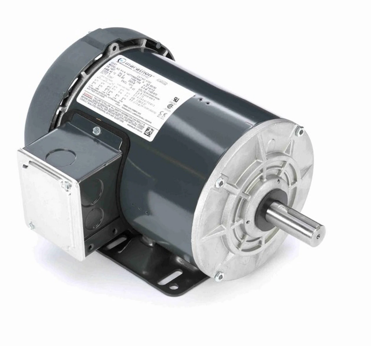 H700 Marathon 3/4 Hp 208-230/460V 1200 RPM 3-Phase 143T Frame TEFC (rigid Base) Motor 3 H700 Marathon 3/4 Hp 208-230/460V 1200 RPM 3-Phase 143T Frame TEFC (rigid Base) Motor