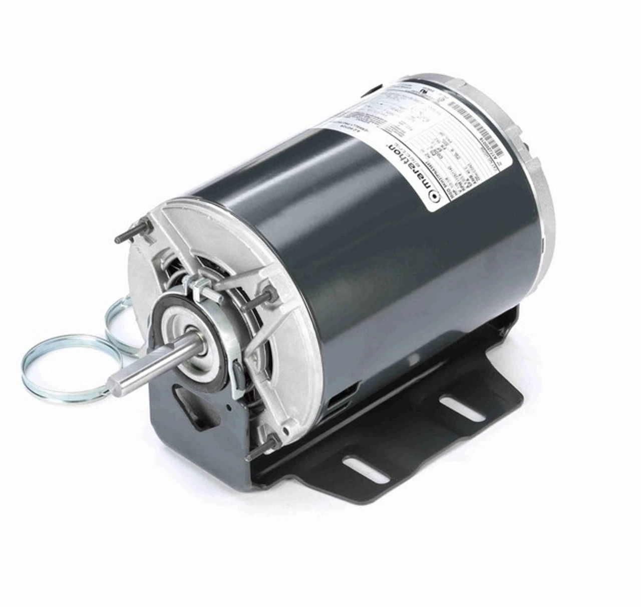 HG706 Marathon 1/3 Hp (2 Speed) 115V 1800/1200 RPM ODP 56Z Frame Resilient Base Blower Motor 4 HG706 Marathon 1/3 Hp (2 Speed) 115V 1800/1200 RPM ODP 56Z Frame Resilient Base Blower Motor - Image 2