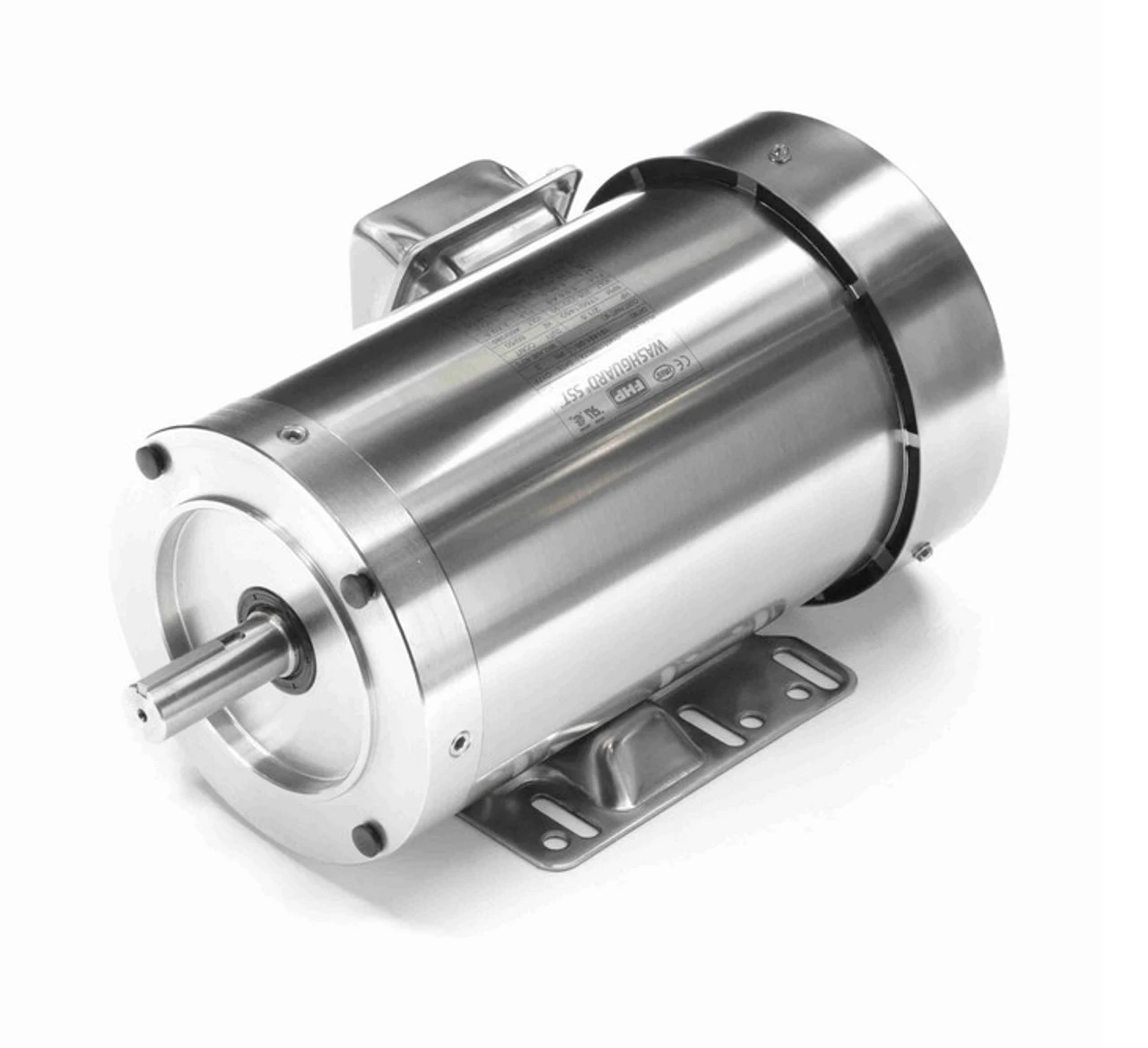 191491.00 Leeson 2 Hp 1800 RPM 208-230/460V 145TC Frame (Rigid Base) TEFC 3-Phase All-Stainless Wash-Down Motor 4 191491.00 Leeson 2 Hp 1800 RPM 208-230/460V 145TC Frame (Rigid Base) TEFC 3-Phase All-Stainless Wash-Down Motor - Image 2