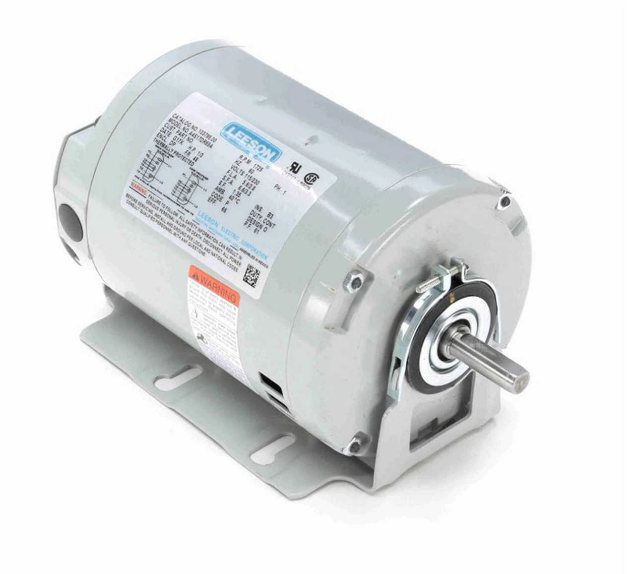 103795.00 Leeson 1/3 Hp 1800 RPM 115V 48 Frame (Resilient Base) ODP 1-Phase Fan Motor 3 103795.00 Leeson 1/3 Hp 1800 RPM 115V 48 Frame (Resilient Base) ODP 1-Phase Fan Motor