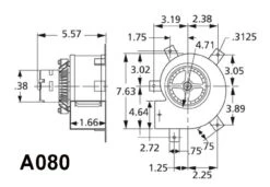 Fasco A080 Williamson Furnace Draft Inducer Blower 115 Volts 7 Fasco A080 Williamson Furnace Draft Inducer Blower 115 Volts -MotorHub Shop A080dim 48875.1491573709
